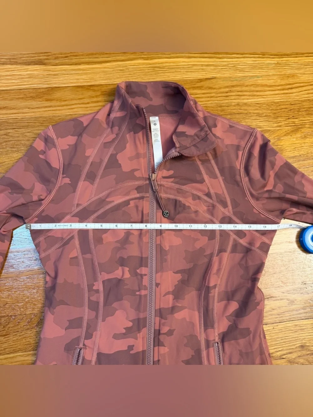 Lululemon Define Jacket Heritage 365 Camo Brier Rose Multi - Size 8 - Picture 2 of 5